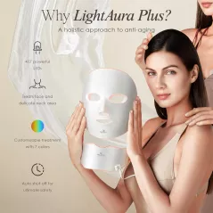 Masque LED Project E Beauty LightAura Plus | Anti-âge & Éclat